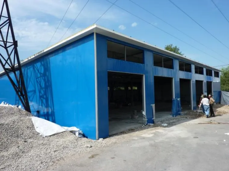 СТО 5 постов. Монтаж здания