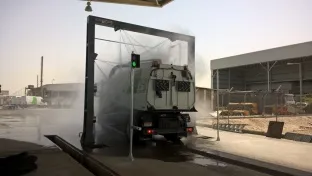 Установка робота автомойки